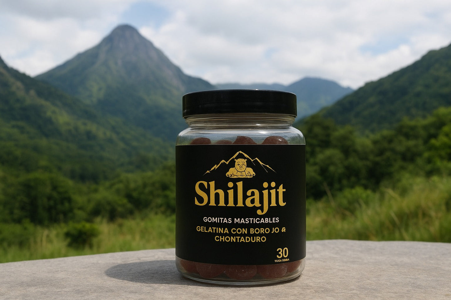 🏔️ Shilajit Gummies - Envase por 30 Und - Energía Natural, Potencia y Vitalidad en Cada Gummy.