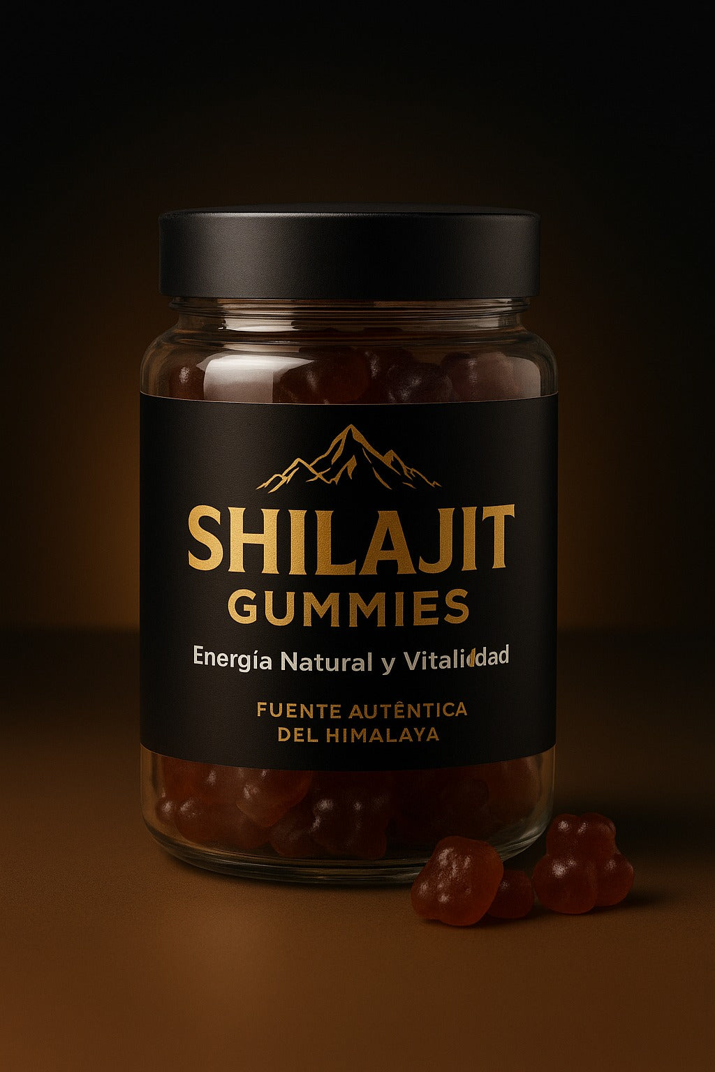 🏔️ Shilajit Gummies - Envase por 30 Und - Energía Natural, Potencia y Vitalidad en Cada Gummy.