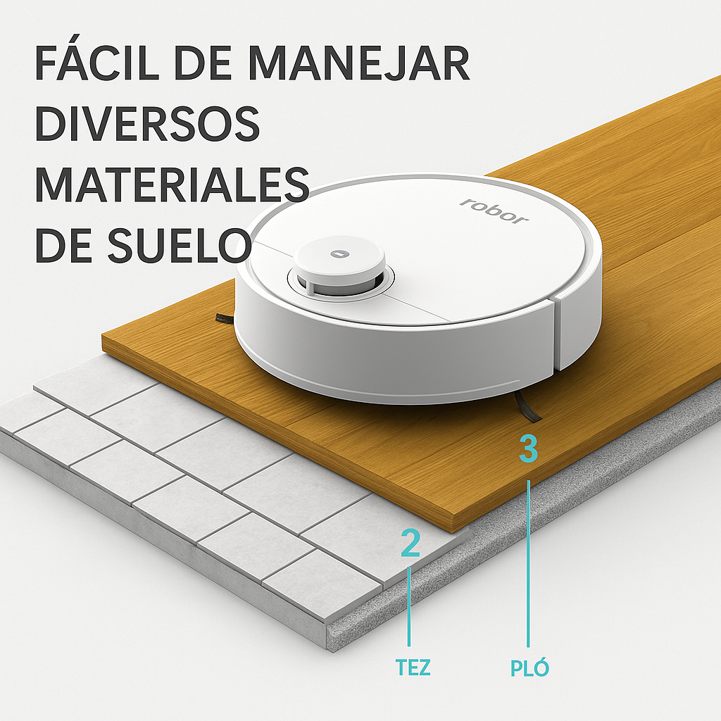 🚀 Robot Aspirador 3 en 1 – Manten tu casa limpia sin esfuerzo